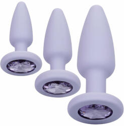 CalExotics Set de 3 Dopuri Anale din Silicon CalExotics Crystal Booty
