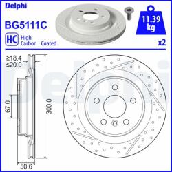 DELPHI féktárcsa DELPHI BG5111C (BG5111C)