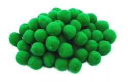 Felt Product Pompom/100db zöld, 10mm
