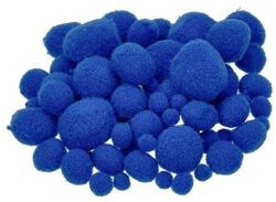 Felt Product Pompom/75db, különböző méretű, kék