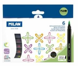 MILAN Ecsetfilc készlet Milan 6db-os, fluo