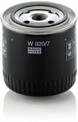 Mann-filter olajszűrő MANN-FILTER W 920/7
