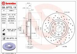 BREMBO Bre-09.9772. 1x (09.9772.1x)