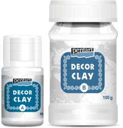 PENTART Decor clay szett, 100 g + 40 ml