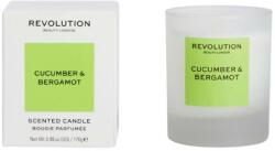 Revolution Beauty Świeca zapachowa Ogórek i Bergamotka - Makeup Revolution Cucumber & Bergamot Scented Candle 170 g