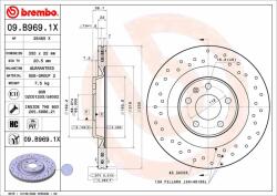 BREMBO féktárcsa BREMBO 09. B969.1X (09.B969.1X)