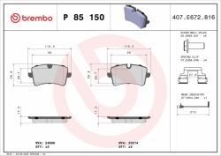 BREMBO Bre-p85150 (p 85 150)