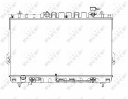 NRF hűtő, motorhűtés NRF 53646 (53646)