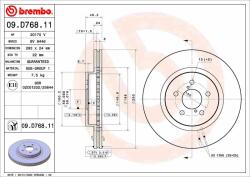 BREMBO féktárcsa BREMBO 09. D768.11 (09.D768.11)