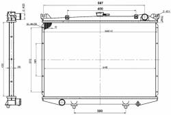 NRF hűtő, motorhűtés NRF 503492 (503492)