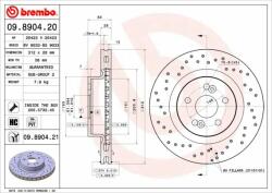 BREMBO Bre-09.8904. 21