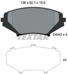 TEXTAR fékbetétkészlet, tárcsafék TEXTAR 2404201 (2404201)