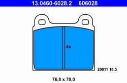 ATE fékbetétkészlet, tárcsafék ATE 13.0460-6028.2