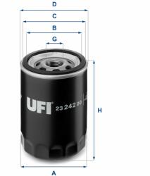 UFI olajszűrő UFI 23.242. 00