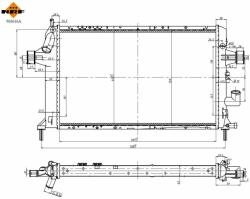 NRF hűtő, motorhűtés NRF 506616A (506616A)