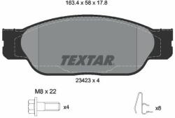 TEXTAR fékbetétkészlet, tárcsafék TEXTAR 2342301 (2342301)