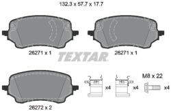 TEXTAR fékbetétkészlet, tárcsafék TEXTAR 2627101 (2627101)