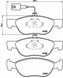 BREMBO fékbetétkészlet, tárcsafék BREMBO P 23 070 (P 23 070)