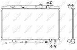 NRF hűtő, motorhűtés NRF 53284 (53284)