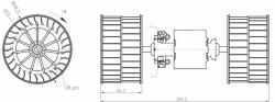 NRF Utastér-ventilátor NRF 34284 (34284)
