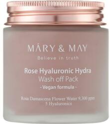 Mary & May Mască regenerantă pentru față, cu acid hialuronic și extract de trandafir - Mary & May Rose Hyaluronic Hydra Wash Off Pack 30 g