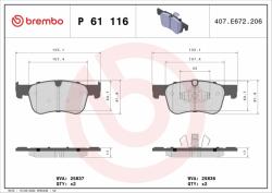 BREMBO BRE-P61116