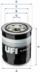 UFI olajszűrő UFI 23.248. 00