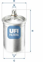 UFI Üzemanyagszűrő UFI 31.505. 00