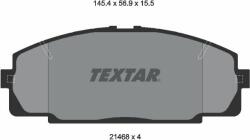 TEXTAR fékbetétkészlet, tárcsafék TEXTAR 2146801 (2146801)