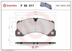 BREMBO BRE-P65017