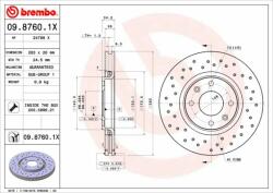 BREMBO Bre-09.8760. 1x (09.8760.1x)