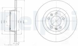 DELPHI Tarcza Ham. Fiat Scudo Ii (bg4085)