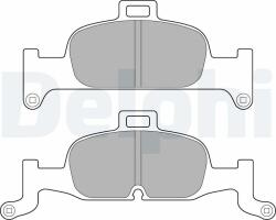 DELPHI Klocki Ham. Przod Audi A4 15- (lp3239)