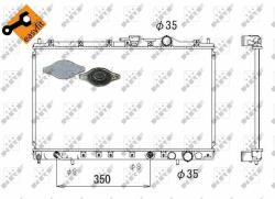 NRF hűtő, motorhűtés NRF 53304 (53304)