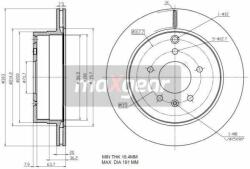 MAXGEAR féktárcsa MAXGEAR 19-2370 (19-2370)