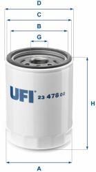 UFI olajszűrő UFI 23.478. 00 (23.478.00)