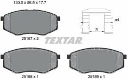 TEXTAR fékbetétkészlet, tárcsafék TEXTAR 2518704 (2518704)