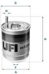 UFI Üzemanyagszűrő UFI 24.129. 00