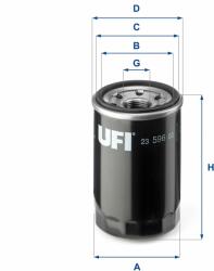 UFI olajszűrő UFI 23.596. 00