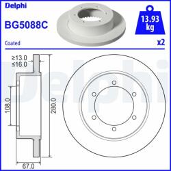 DELPHI Tarcza Ham. Tyl (bg5088c)