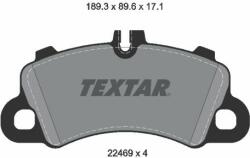 TEXTAR fékbetétkészlet, tárcsafék TEXTAR 2246901 (2246901)