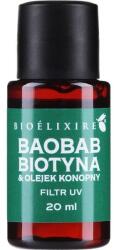 Bioelixire Ser pentru păr „Baobab, biotină și ulei de cânepă - Bioelixire Hair Oil Serum 20 ml