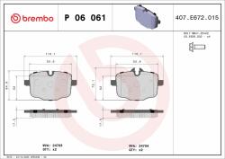 BREMBO Bre-p06061 (p 06 061)