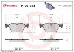 BREMBO BRE-P06043