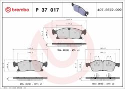 BREMBO Bre-p37017 (p 37 017)