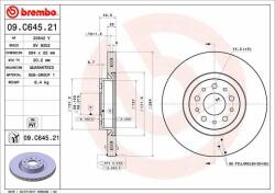 BREMBO Bre-09. C645.21 (09.c645.21)