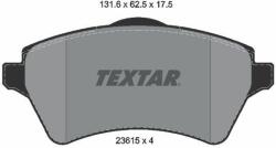 TEXTAR fékbetétkészlet, tárcsafék TEXTAR 2361501 (2361501)