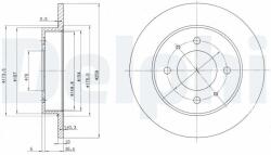 DELPHI Tarcza Ham. Hyundai Lantra 95- (bg3070)