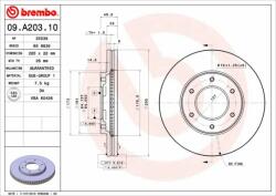 BREMBO Bre-09. A203.10 (09.a203.10)