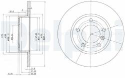 DELPHI Tarcza Ham. Bmw 3 E36 (bg2622)